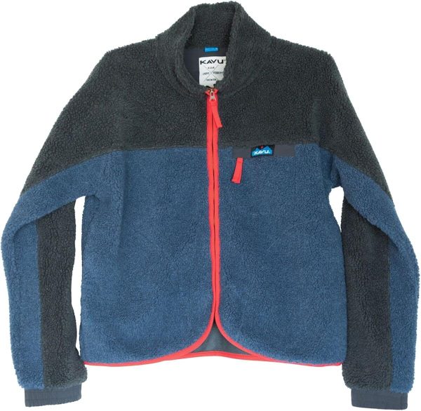 KAVU Pinesdale Fleece Sweatshirt, Sherpa Zip Up Ja