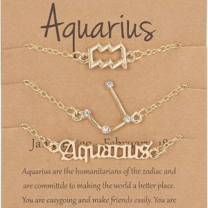 COLORFUL BLING 3 Pcs 12 Constellation Horoscope Br