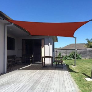 SUNNY GUARD Sun Shade Sail 10' x 13' Rectangle Ter