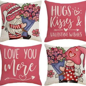 Onerisly Valentines Pillow Covers 18x18, Valentine