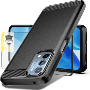 Dretal OnePlus Nord N200 5G Case with Tempered Gla