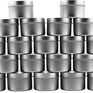 Cornucopia Brands 4-Ounce Metal Tins/Candle Tins (