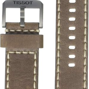 Tissot unisex-adult Leather Calfskin Watch Strap B