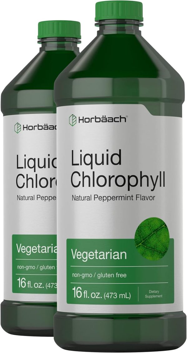 Liquid Chlorophyll 100mg 32 oz (2 x 16 oz Bottle