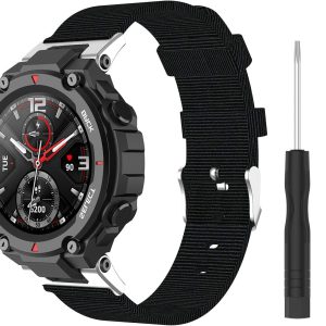 FitTurn Replacement Canvas Watch Band Strap Wristb