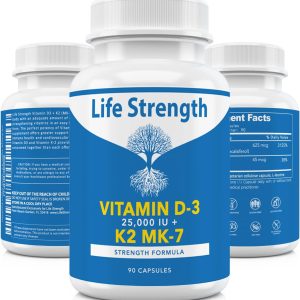 LifeStrength Vitamin K2 (MK7) D3 25,000IU Supple