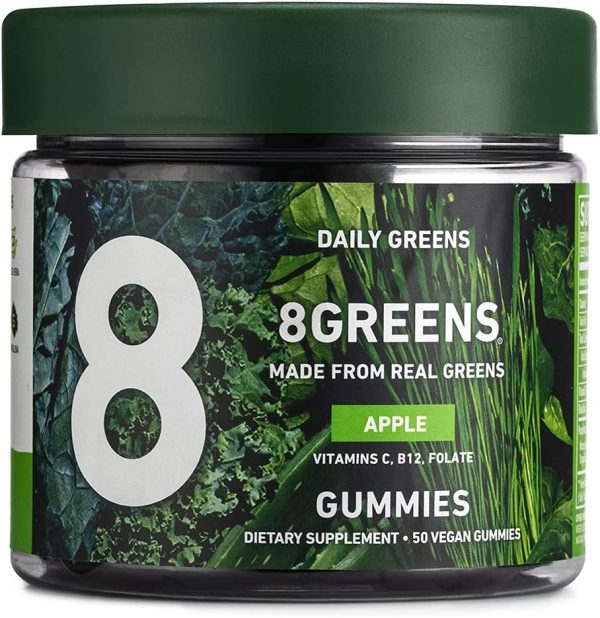 8Greens Daily Apple Gummies - Superfood - Super Gr