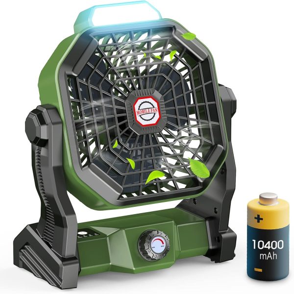 JINLICTE Portable Fan Rechargeable, 10400mAh Batte