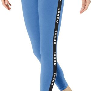 GUESS Women's Active Stretch Jersey Logo Tapping L