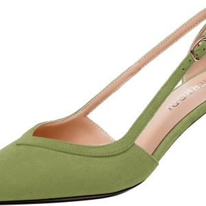 MERRORI Womens Ankle Strap Casual Office Buckle Su