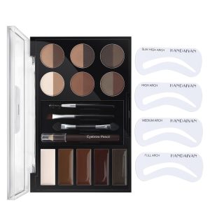 All in One Eyebrow Makeup Palette Set - 12 Color E