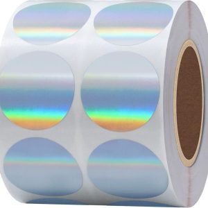 Hybsk Silver Color Coding Dots Tiny Holographic