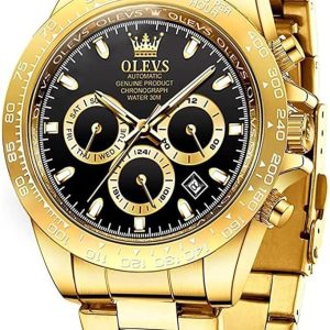 OLEVS Mens Watches Fashion Automatic Luxury Unidir