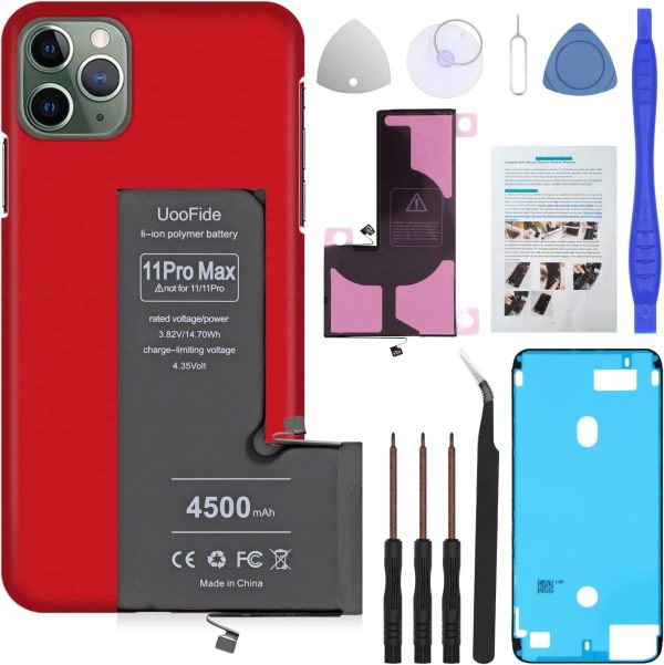 High Capacity Battery for iPhone 11 Pro Max, Upgra