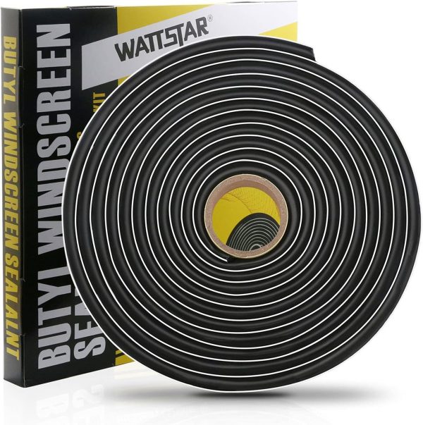 wattstar Black Butyl Tape, 3/8'' x 15ft Headlight