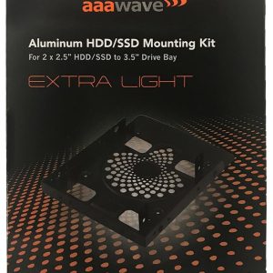 AAAwave Aluminum SSD HDD Bracket 2X 2.5 HDD/SSD t