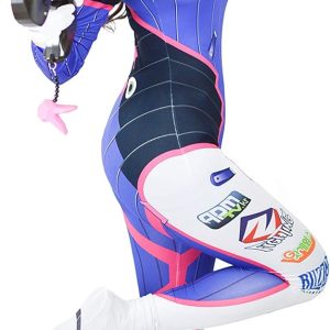 DAZCOS US Size Women's Game Cosplay Costume Blue B