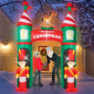 JETEHO 9FT Christmas Inflatable Archway Outdoor De