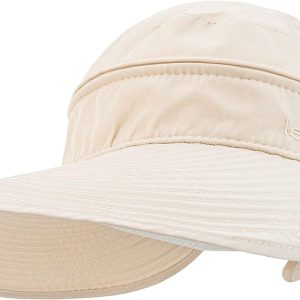 Women Beach Hat Wide Brim Summer Sun Fishing Hat U
