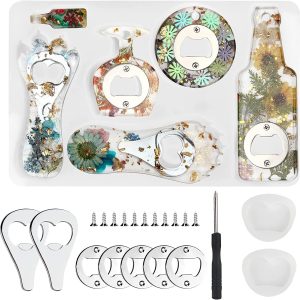 Bottle Opener Mold Kit Beer Cola Cap Tool Epoxy Re