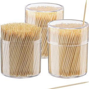 Bulk Case of 66/1500 99,000 Bamboo Wooden Toothp