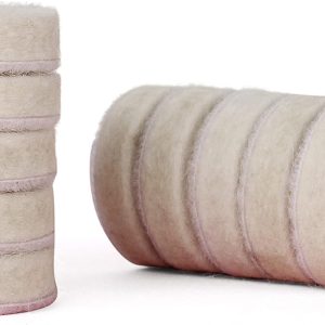 Z-LION 1 Inch Wool Felt Polishing Pads Buffing Whe