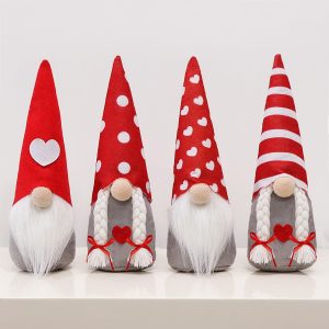Bunny Chorus Valentines Day Decor Gnomes Gifts, 4