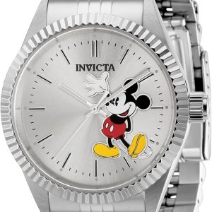 Invicta 37850 Silver Dial with Silver Band Disney
