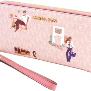 Michael Kors Jet Set Girls Large Zip Around Contin