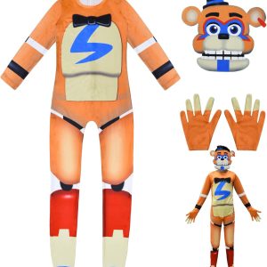 Kids Halloween Teddy Bear Cosplay Costume 3D Print