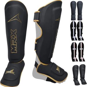 MRX BOXING FITNESS Shin Guards Pads for Boxing M