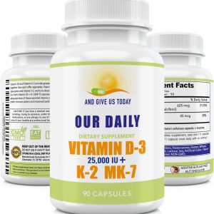 Our Daily Vites Vitamin D-3 25,000 IU K2 - High