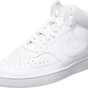 Nike Men's Court Vision Mid NN White/White-White (