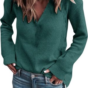 ZEFOTIM Knit Sweater For Women,Fashion Slim Fit Kn