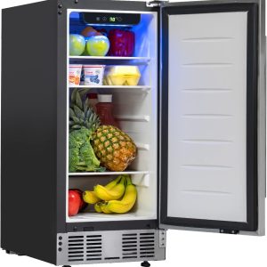 Deco Chef 15-Inch Under Counter Mini Fridge, Stain