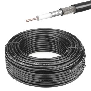 RG58 Coaxial Cable 100 ft, RG58 A/U RF Coax Cable