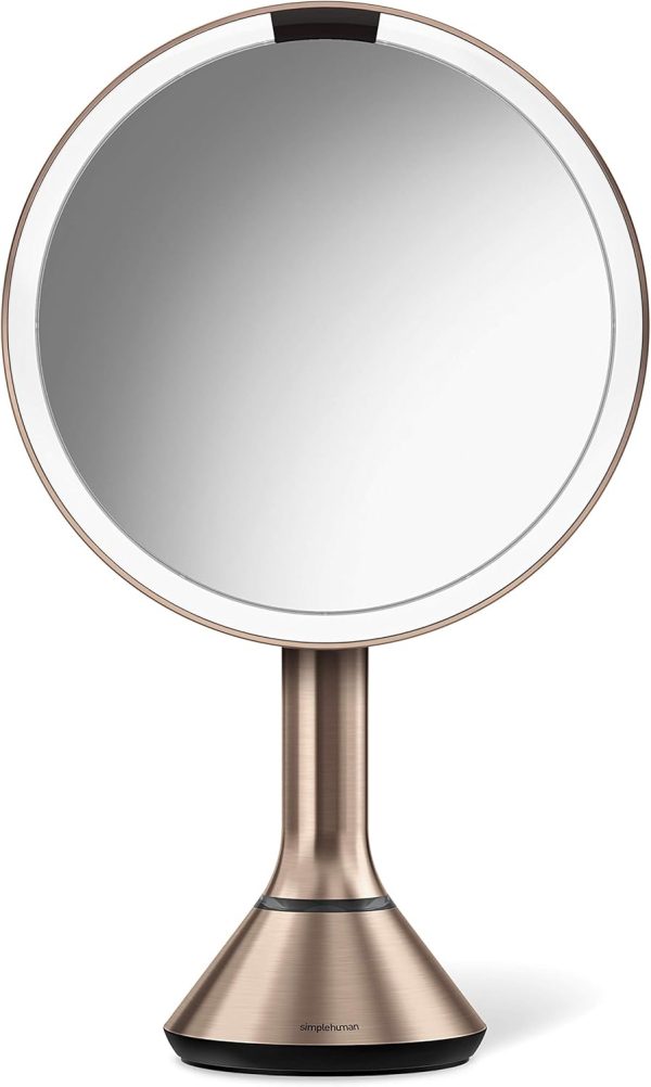 simplehuman Tabletop Mount 8" Round Sensor Makeup