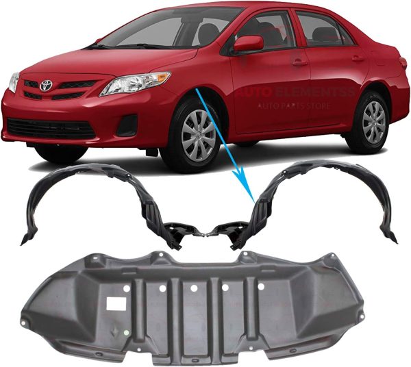 New Front Fender Liner Engine Splash Shield Unde