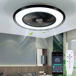 Surtime Ceiling Fans With Lights And Remote Contro