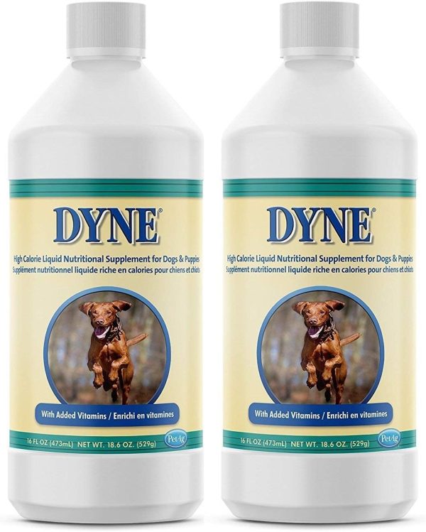 (2 Pack) Dyne High Calorie Liquid for Dogs, 16 Oun