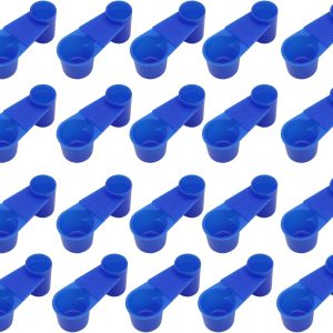 Bird Drinker Cups, 20 Pieces Blue Plastic Soda Pop