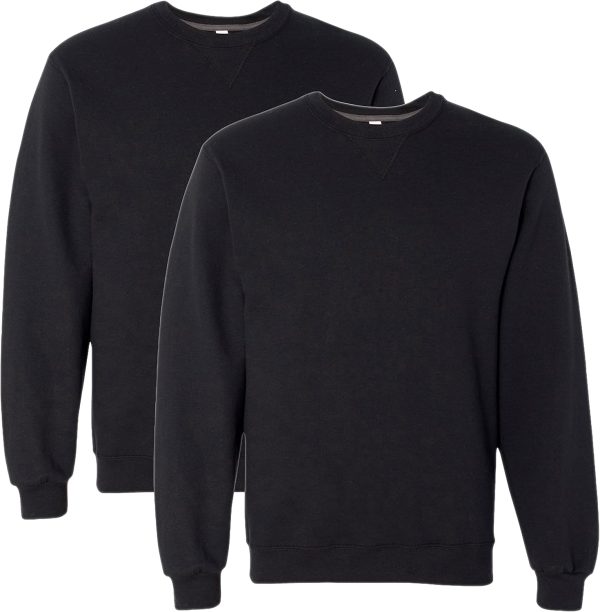 Fruit of the Loom Men's Crew Sweatshirt (2 Pack)