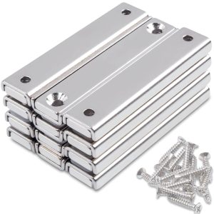 12Pcs Strong Neodymium Rectangular Pot Magnets, 66