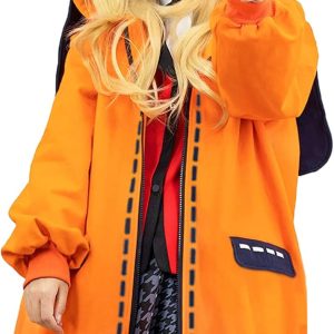 Coslover Anime Runa Cosplay Costume Bunny Ears Hoo