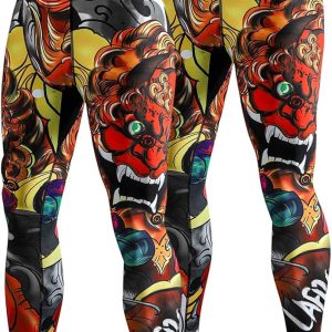LAFROI Men's Quick Dry Cool Compression Fit Tights