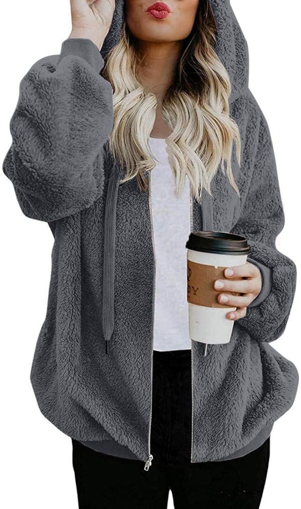 Winter Coats for Women 2022 Fashion Fleece Warm Ou