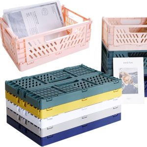 TODD WARMING Storage Bins Organizer Box 6 Pack Fol