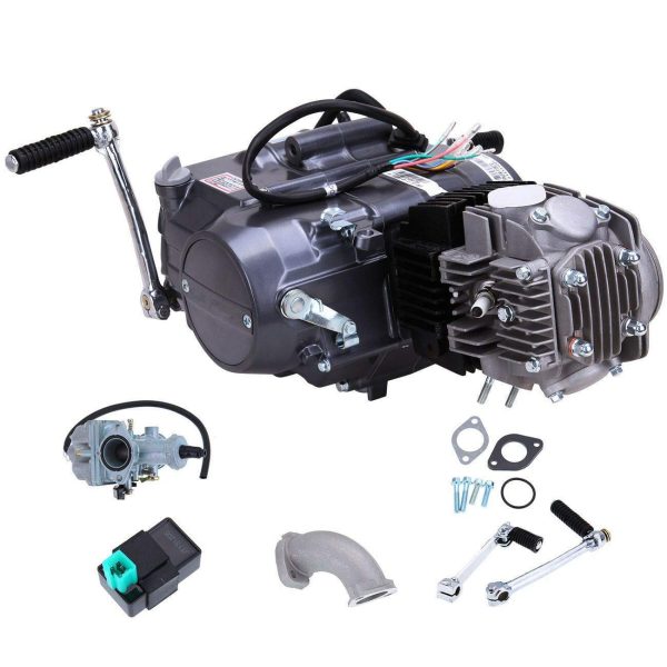 125CC Air-Cooled Engine 4 Stroke Motor, Manual Clu