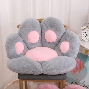 TERUIPE Cat Paw Cushion Plush Home Office Chair Cu