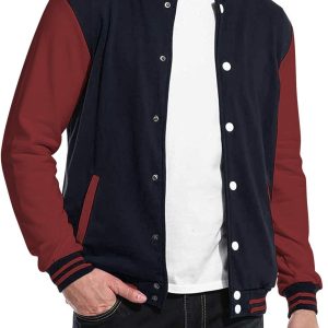 COOFANDY Mens Fashion Varsity Jacket Causal Slim F